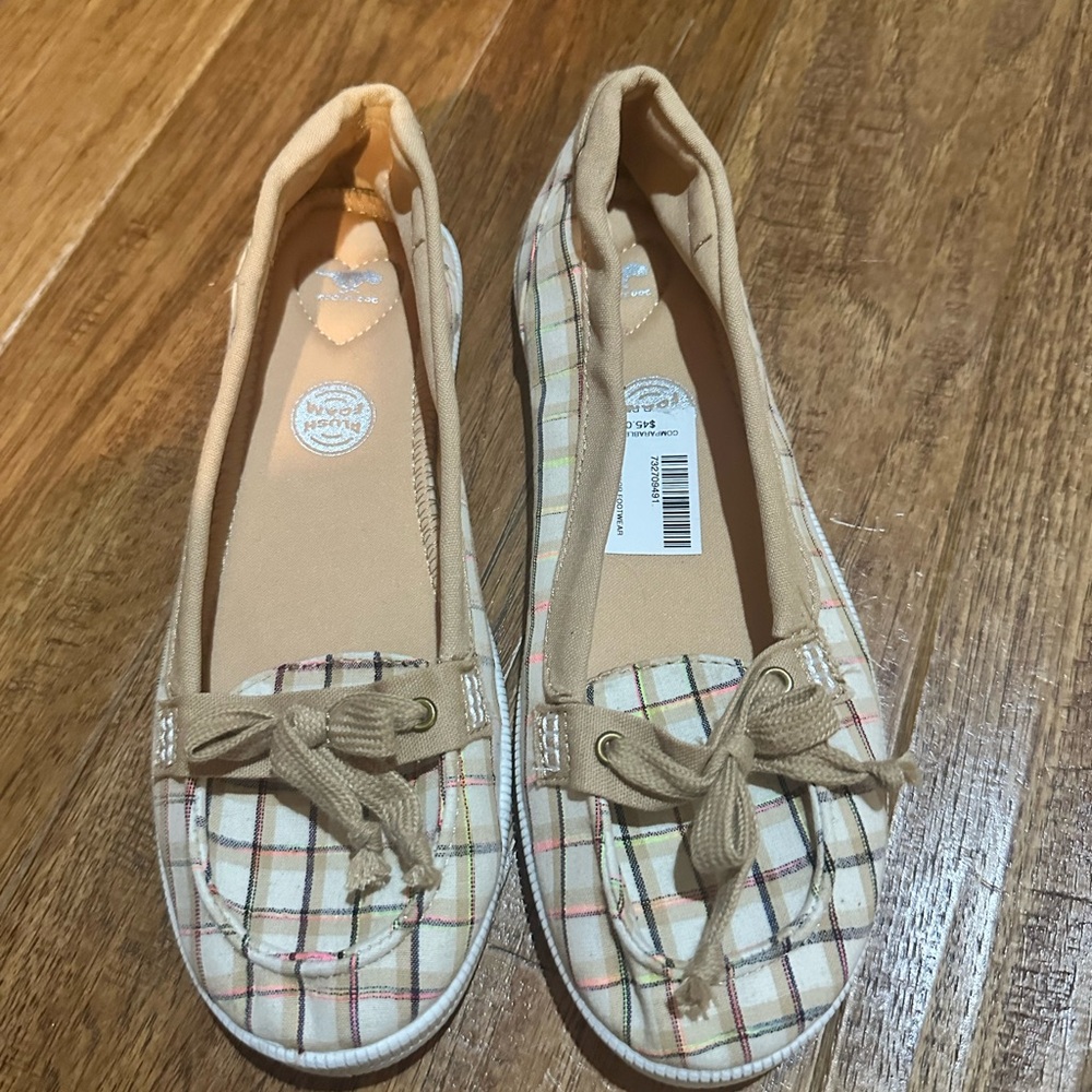 Rocket Dog Multicolor Plaid Flats